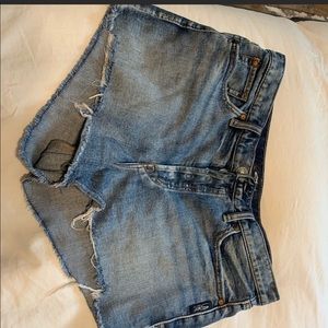 Silver High Rise Shorts size 29
